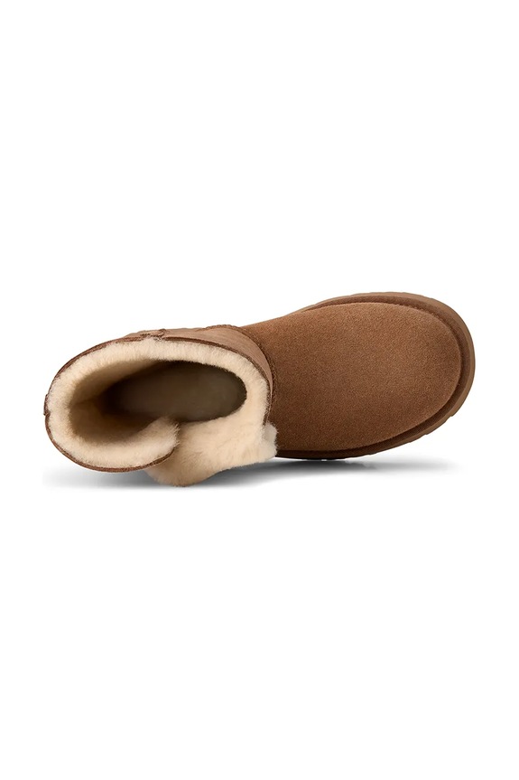 UGG cizme de zăpadă din piele întoarsă Esmee Boot 1171533.CHE maro