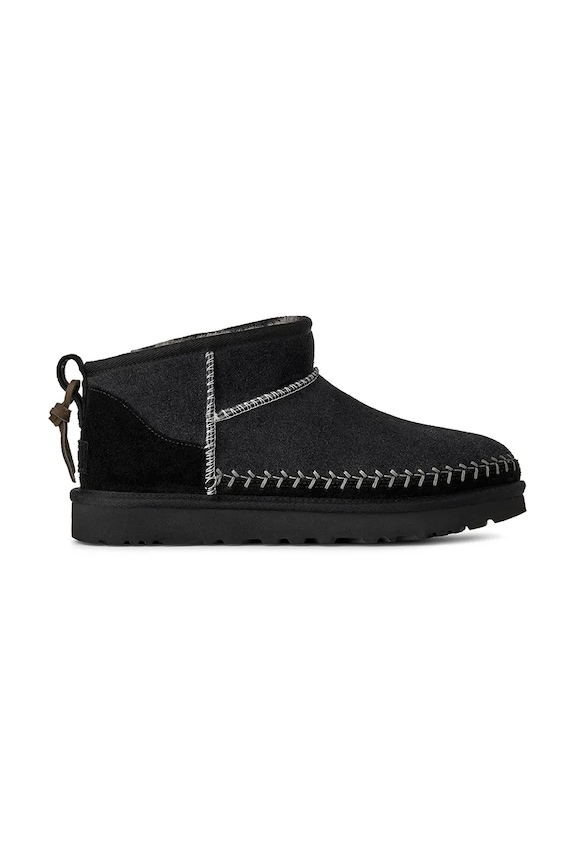 Μπότες χιονιού UGG Classic Ultra Mini Biarritz μόνωση μαύρο 1171538.BLK
