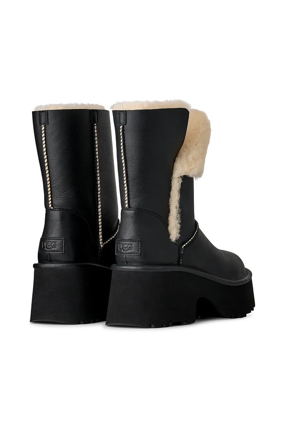 Obuv Kožené snehule UGG Esmee Leather Boot 1172590.BLK čierna