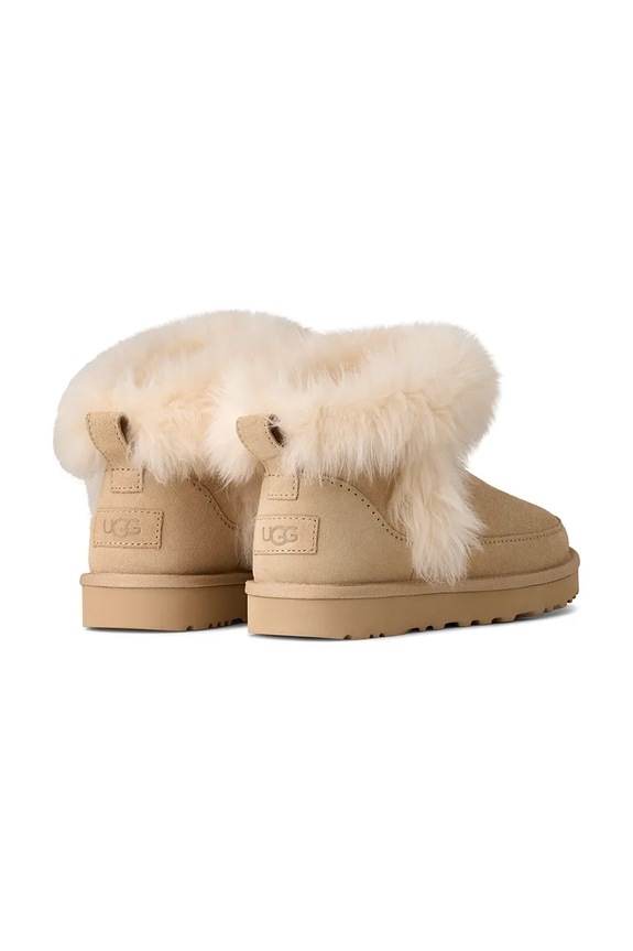 Παπούτσια Μπότες χιονιού σουέτ UGG Classic Ultra Mini Chalet 1173832.SNDCS μπεζ