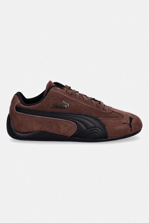 Δερμάτινα sneakers Puma Speedcat 406329 καφέ SS26