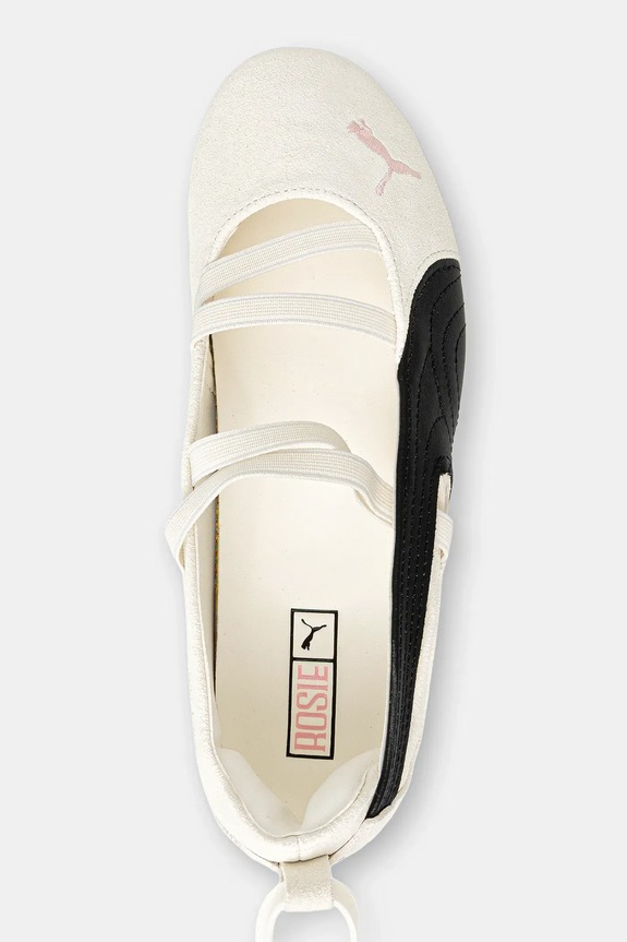 Puma baleriny skórzane Speedcat Ballet SD x ROSÉ beżowy 404395