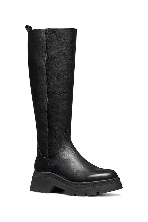 Кожаные полусапоги Geox D PLUETTE D565ME.05446.C9999 чёрный AW25