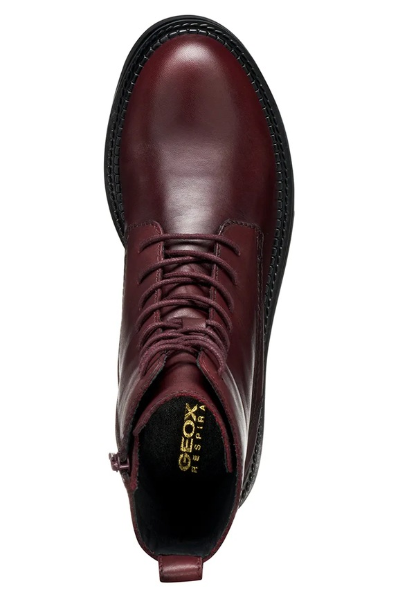 Kožne gležnjače Geox D SERILDA D46WYG.00043.C7011 bordo
