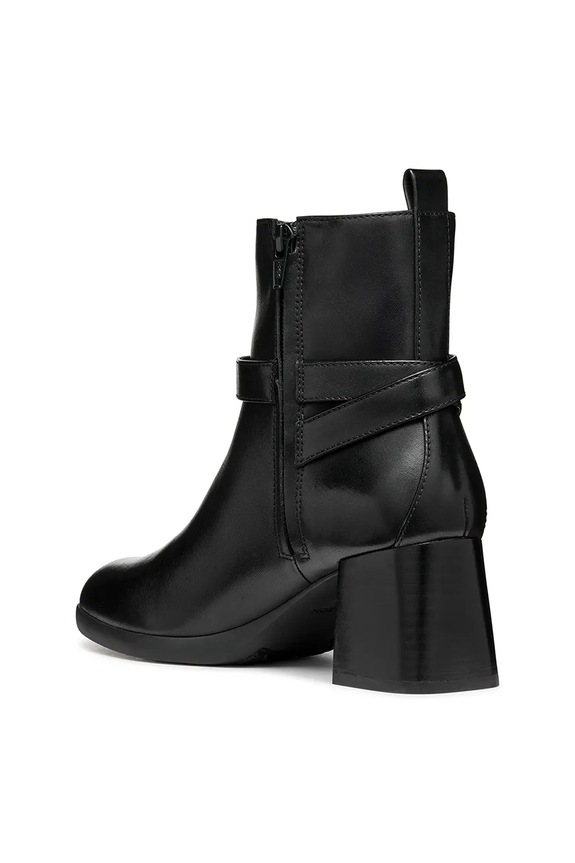Geox botki skórzane D WALK PLEASURE 55 czarny D46XBA.00043.C9999