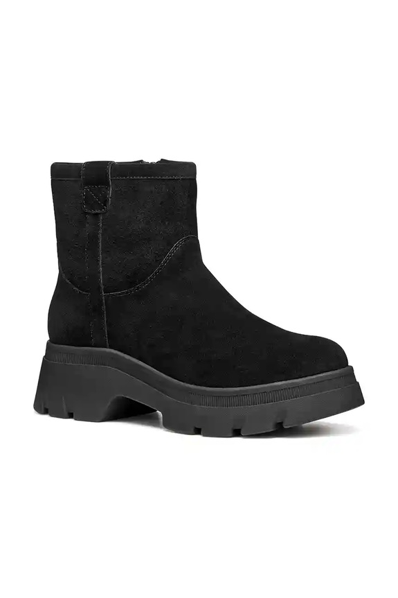 Geox botki zamszowe D PLUETTE D565MA.00022.C9999 czarny AW25