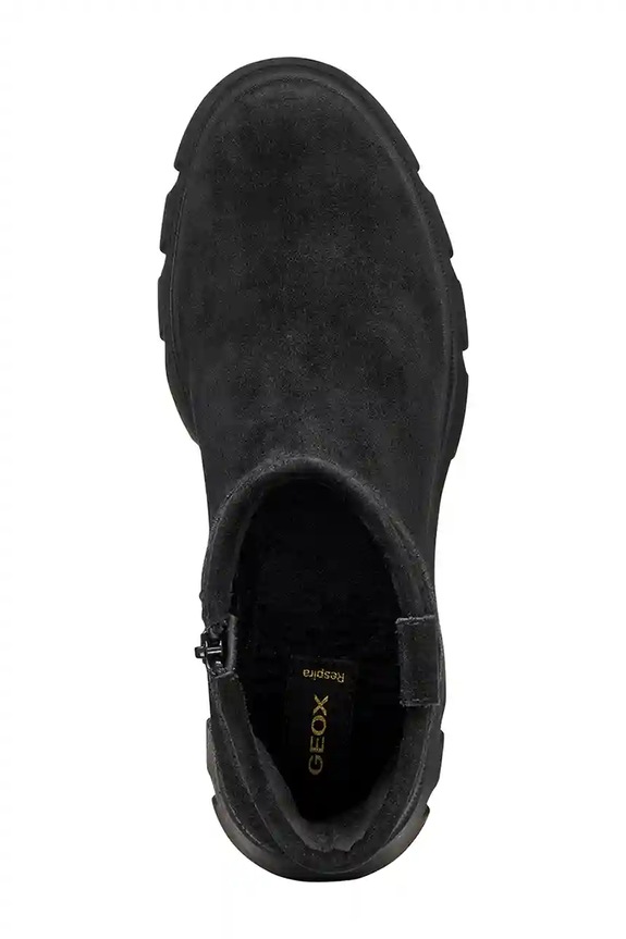 Geox botki zamszowe D PLUETTE D565MA.00022.C9999 czarny