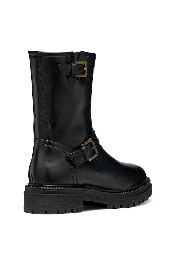 Obuwie Geox botki skórzane D IRIDEA D56HRD.00043.C9999 czarny