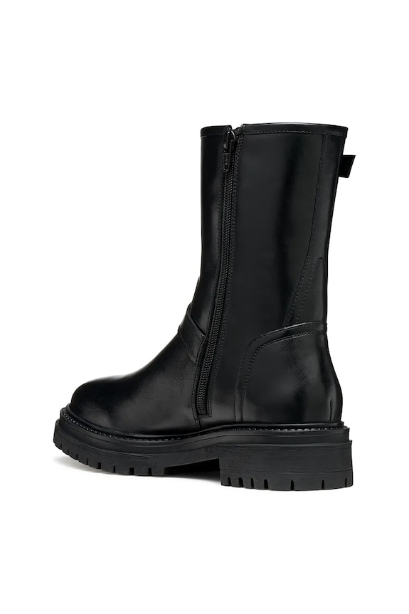 Geox botki skórzane D IRIDEA czarny D56HRD.00043.C9999
