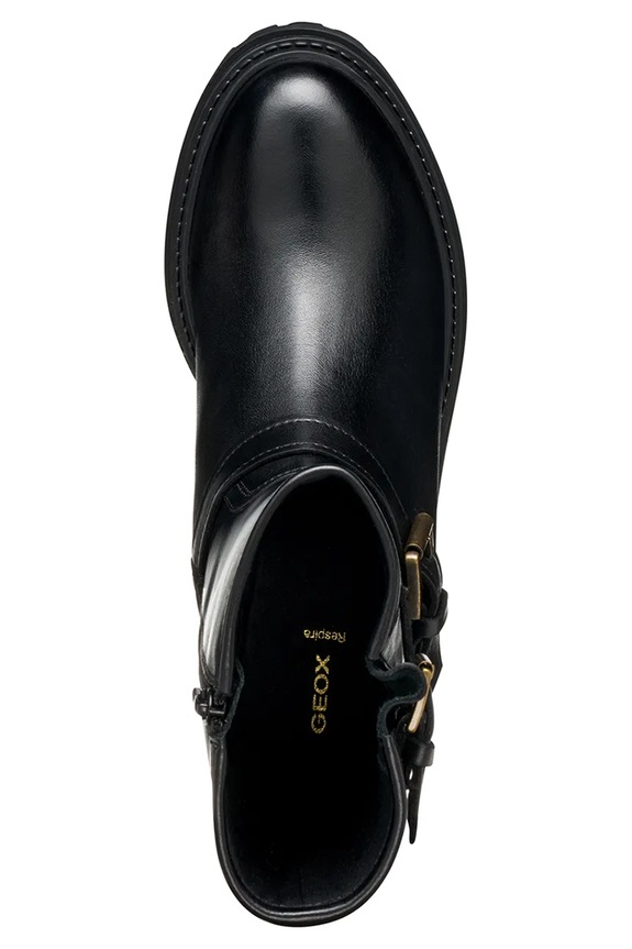 Geox botki skórzane D IRIDEA D56HRD.00043.C9999 czarny