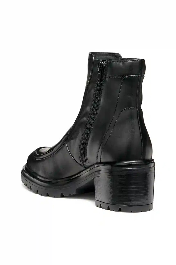 Кожаные полусапожки Geox D DAMIANA чёрный D56QCB.00043.C9999