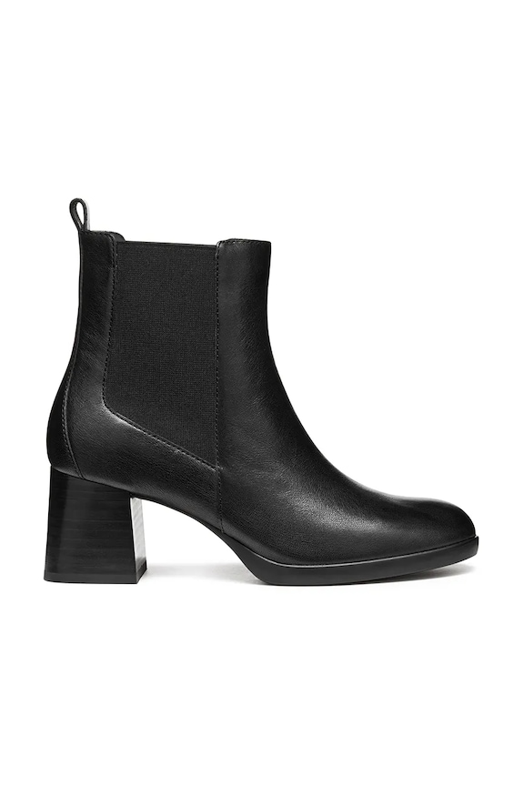 Topánky chelsea Geox D WALK PLEASURE 55 textilný čierna D56XBC.00081.C9999