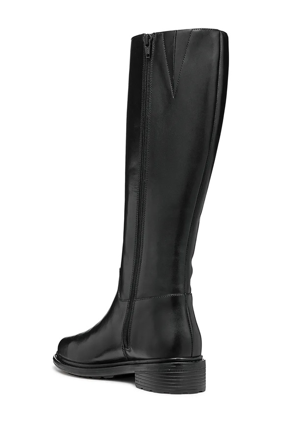 Kožené čižmy Geox D WALK PLEASURE čierna D46TGD.00043.C9999