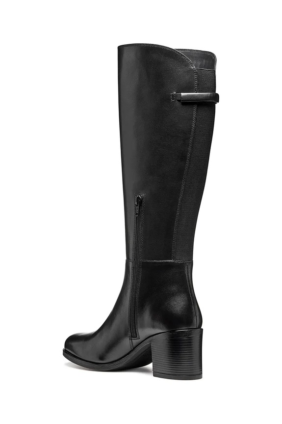 Vysoké čižmy Geox D NEW ASHEEL čierna D56FSB.00043.C9999