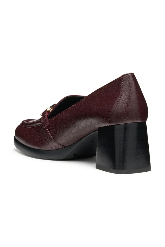 Δερμάτινες γόβες Geox D WALK PLEASURE 55 μπορντό D46XBF.00081.C7011