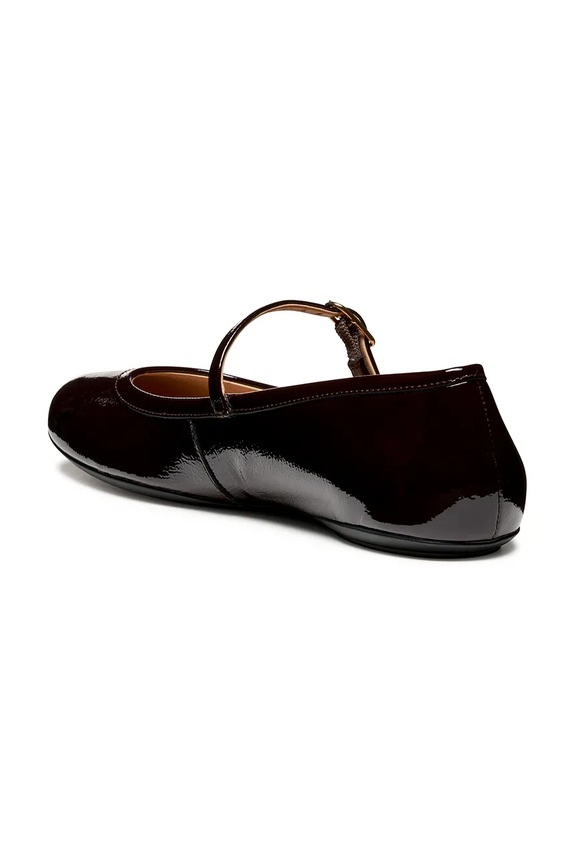 Kožené balerínky Geox D PALMARIA burgundské D56MUA.00067.C7011