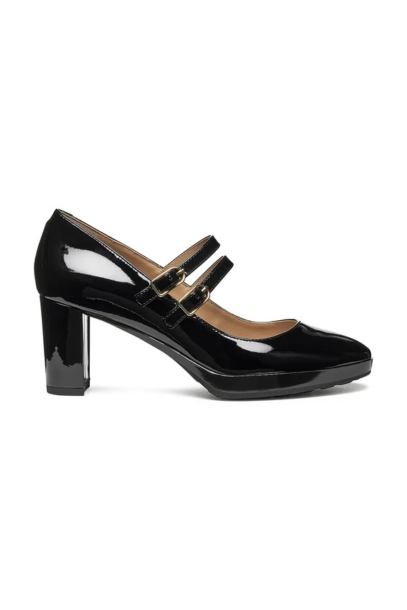 Lodičky Geox D WALK PLEASURE 60 okrúhla čierna D56TEA.00066.C9999