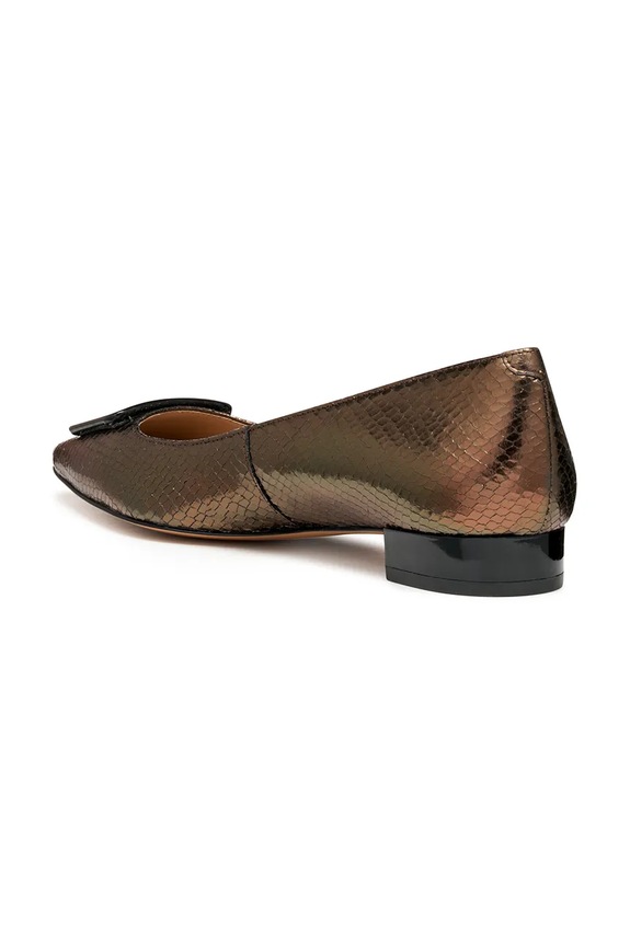 Geox balerini de piele D GISELDA15 maro D56YUA.0KYHH.C6238
