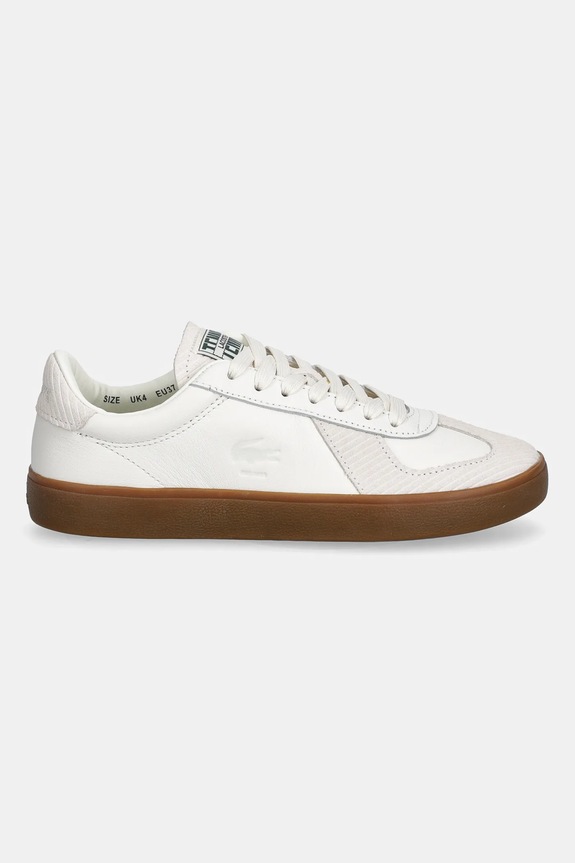 Lacoste sneakersy skórzane Baseshot Pro Sneakers 50SFA0032 beżowy SS26