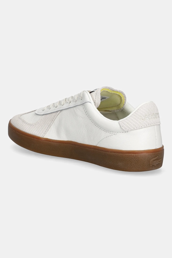 Obuwie Lacoste sneakersy skórzane Baseshot Pro Sneakers 50SFA0032 beżowy