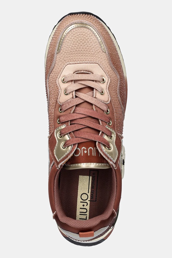 Liu Jo sneakersy LIU JO MAXI WONDER 01 brązowy BF5009TX001S3917