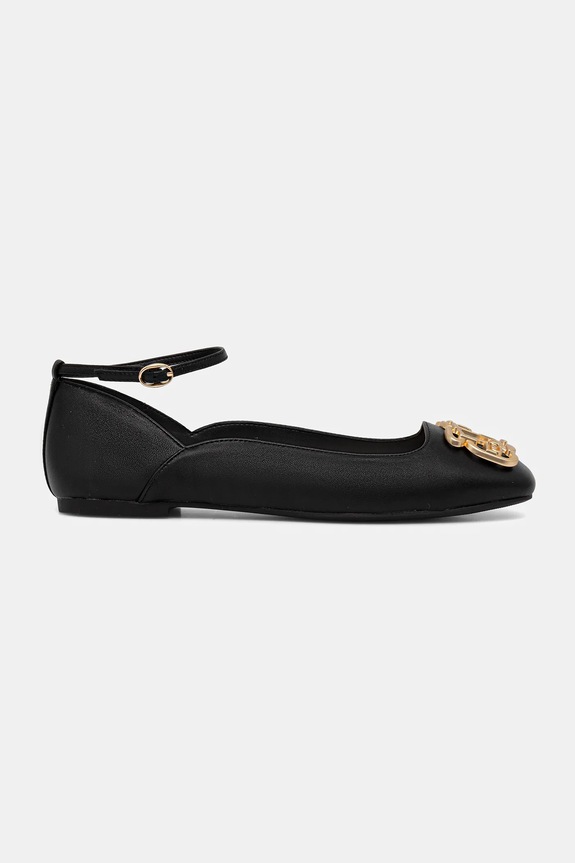 Liu Jo bőr balerina cipő BRIGITTE 01 SF5039P006222222 fekete SS26