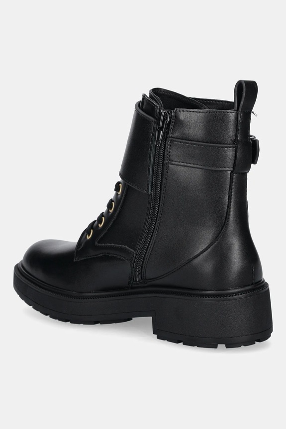 Încălțăminte Liu Jo bocanci de piele LONDON 03 SF5029P010222222 negru