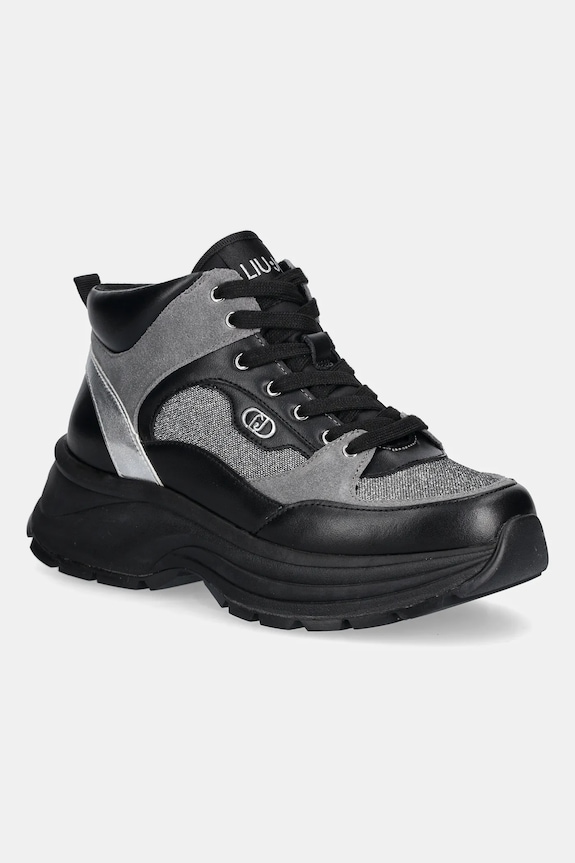 Sneakers Liu Jo EVA 08 υφασμάτινο μαύρο BF5037PX74222222