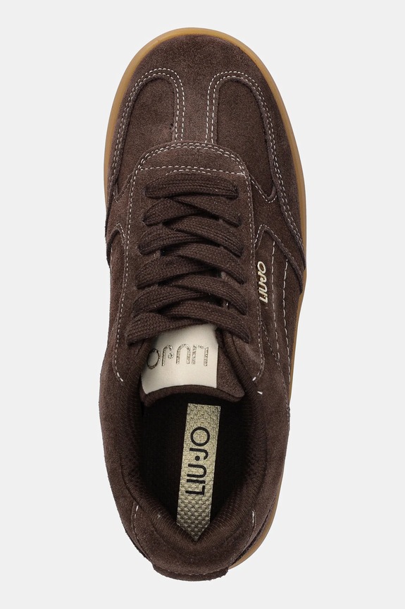 Tenisice od brušene kože Liu Jo CONNOR 01 smeđa BF5069PX002S3830