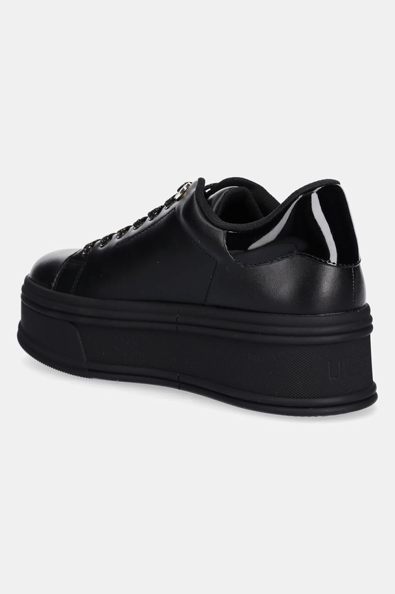 Obuwie Liu Jo sneakersy skórzane SELMA 16 BF5039PX53222222 czarny