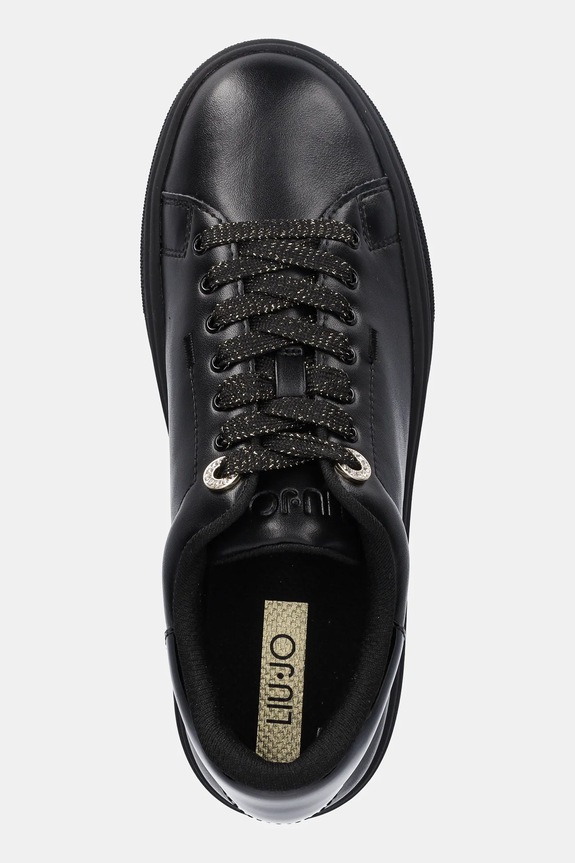 Liu Jo sneakersy skórzane SELMA 16 czarny BF5039PX53222222