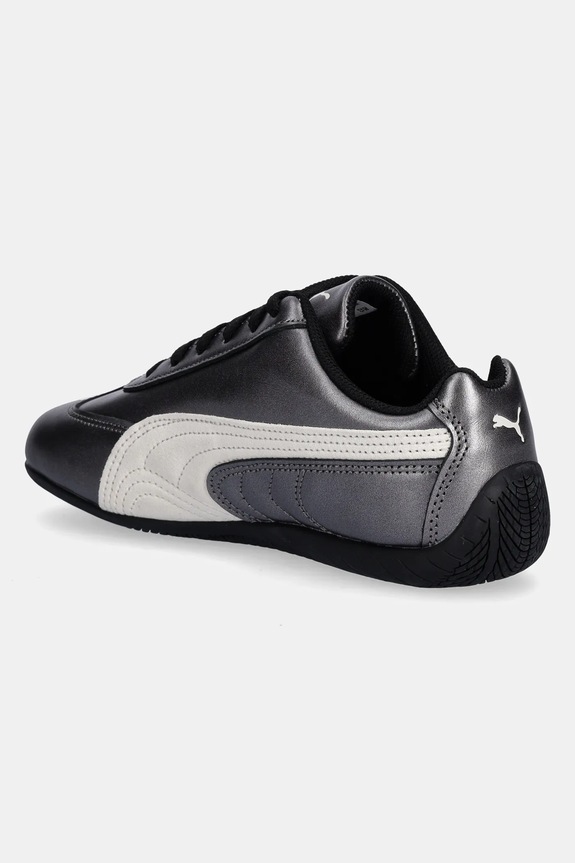 Shoes Puma leather sneakers Speedcat 403689 silver
