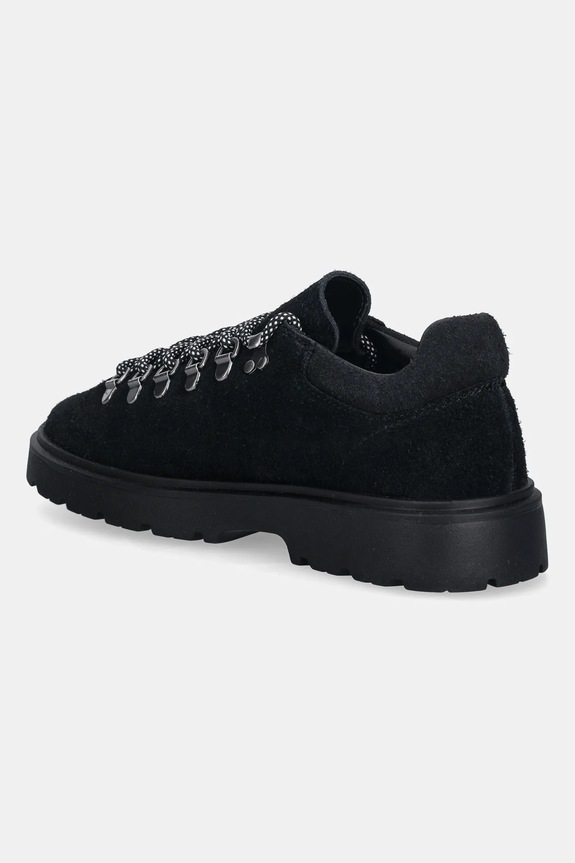 Scarpe Lacoste sneakers in camoscio Baseshot Winter Sneakers 50SFA0041 blu navy
