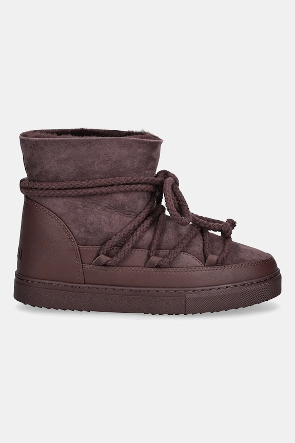 Inuikii śniegowce nubukowe Classic 1001.003.0122.518 bordowy AW25
