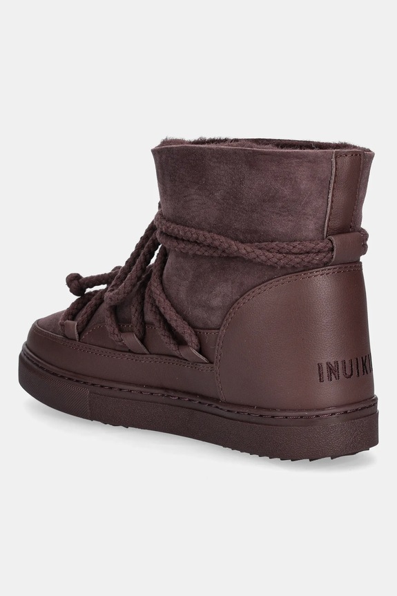 Obuwie Inuikii śniegowce nubukowe Classic 1001.003.0122.518 bordowy