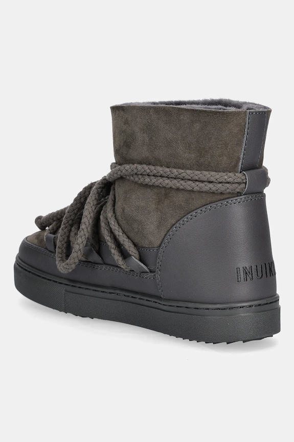 Scarpe Inuikii stivali da neve in pelle Classic 1001.003.0122.031 grigio