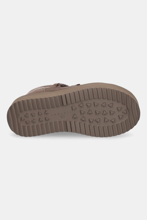 Велурени апрески Inuikii Classic Low Platform 1001.006.0012.163 кафяв