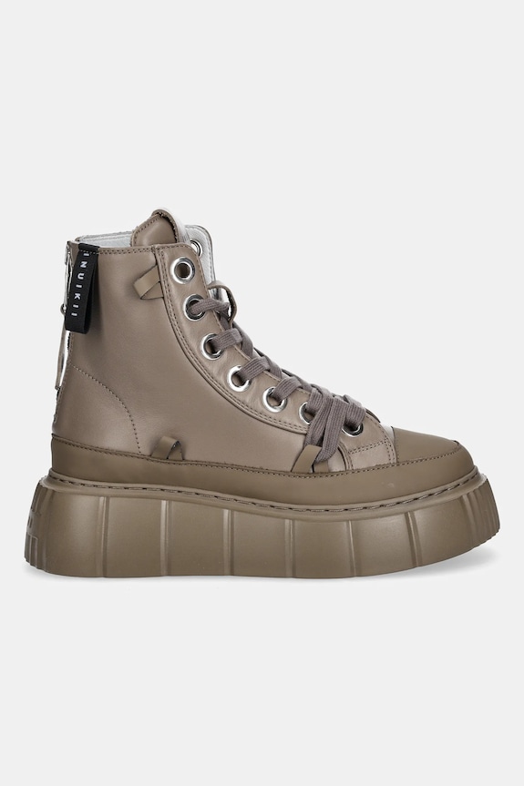 Πάνινα παπούτσια Inuikii Leather Matilda 1001.002.0042.163 καφέ AW25