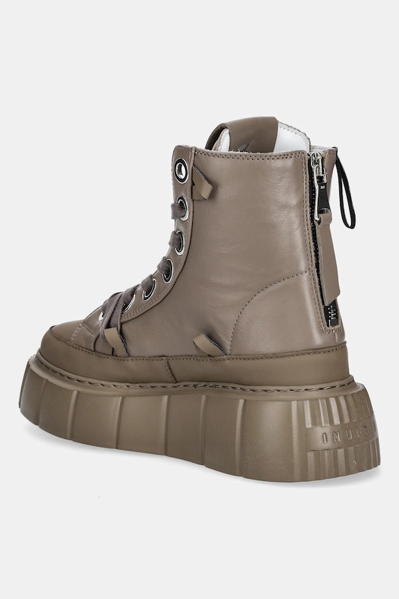 Παπούτσια Πάνινα παπούτσια Inuikii Leather Matilda 1001.002.0042.163 καφέ