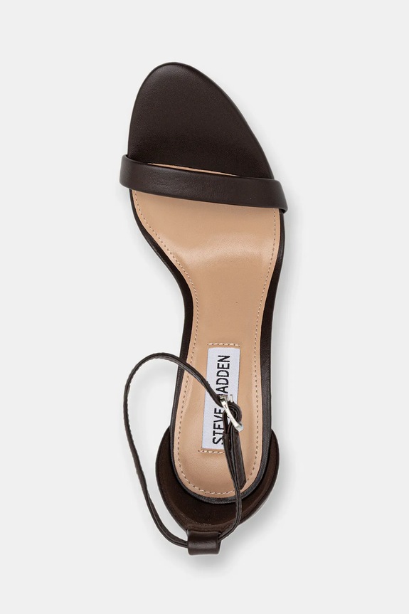 Δερμάτινα πέδιλα Steve Madden Tecy καφέ 11002956.GC1