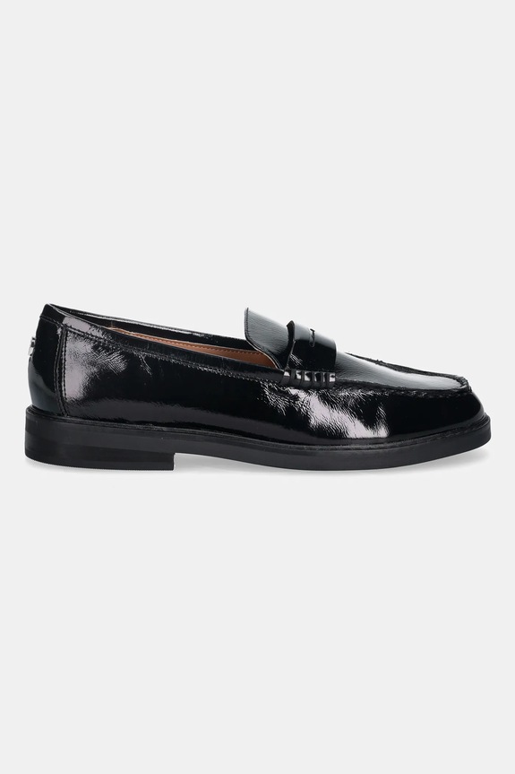 Steve Madden mocasini de piele Adison 11004736.017 negru AW25