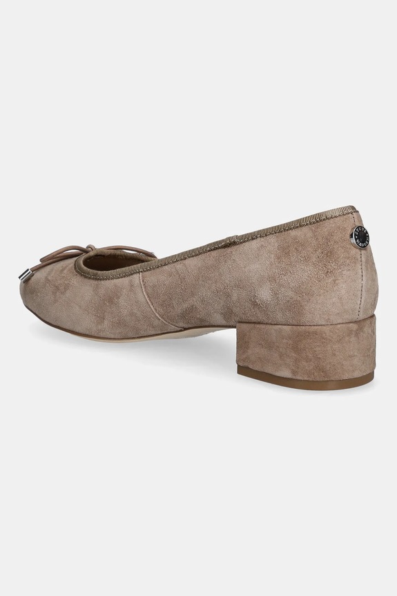 Obuwie Steve Madden czółenka zamszowe Cherisher 11003890.275 beżowy