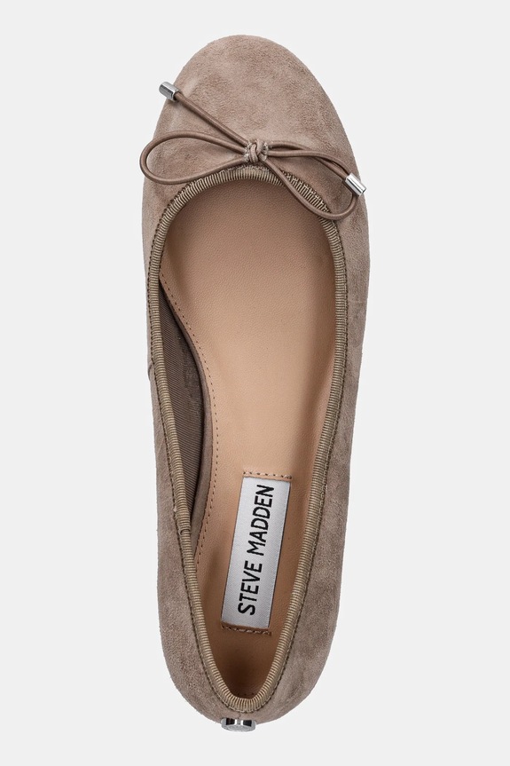 Steve Madden czółenka zamszowe Cherisher beżowy 11003890.275