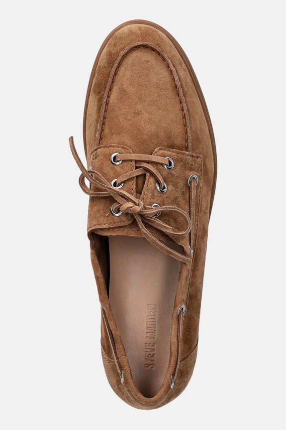 Semišové mokasíny Steve Madden Ports hnědá 11003906.935