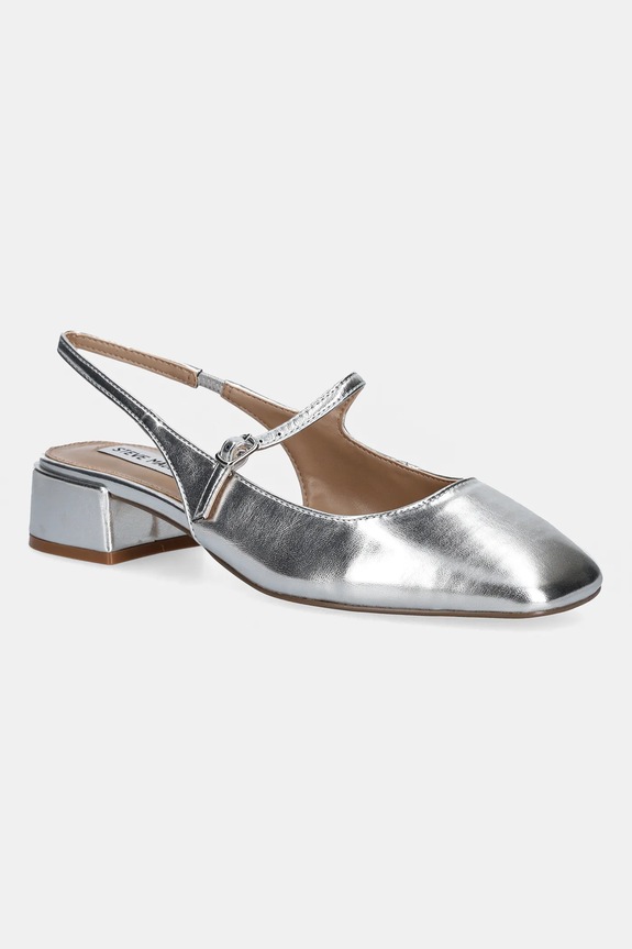 Lodičky Steve Madden Marjorie imitace lakované kůže stříbrná 11003298.751