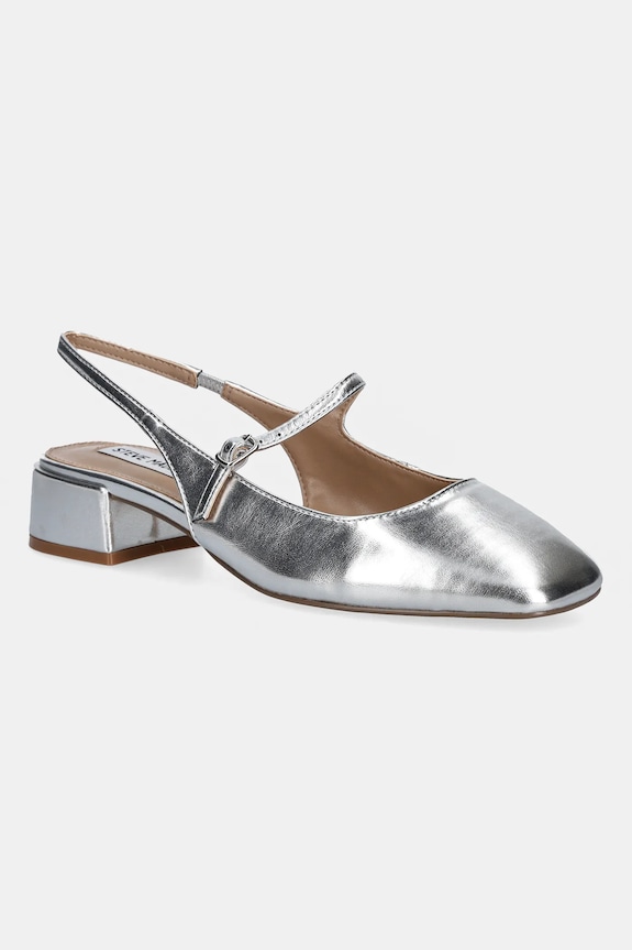 Lodičky Steve Madden Marjorie imitace lakované kůže stříbrná 11003298.751