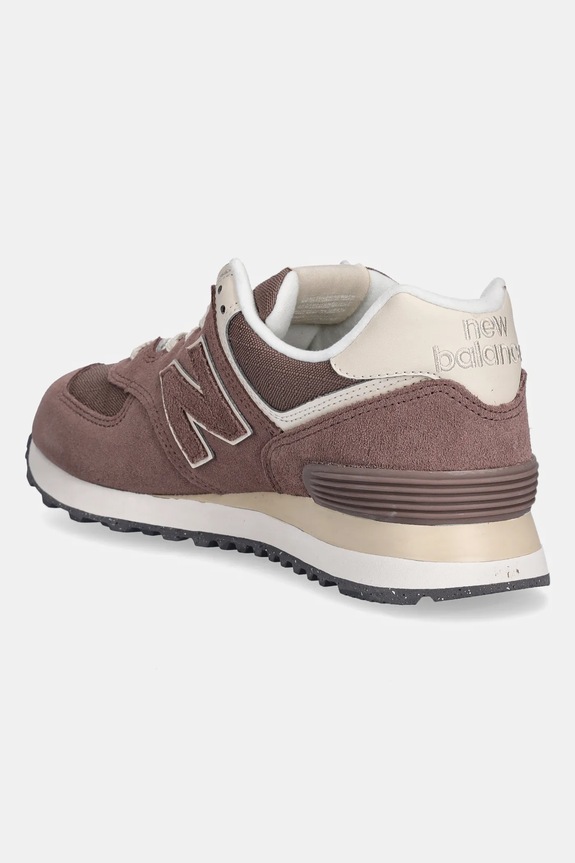 Obuwie New Balance sneakersy zamszowe 574 WL574RTS brązowy