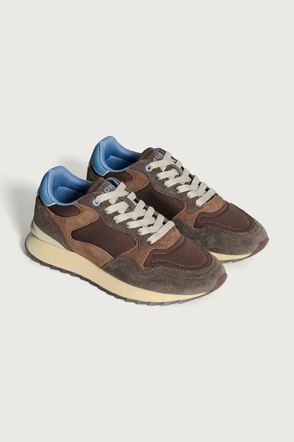 Hoff sneakers in camoscio CITY AMSTERDAM 22502013 marrone SS26