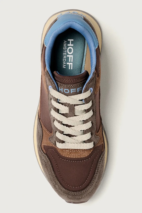 Hoff sneakers in camoscio CITY AMSTERDAM 22502013 marrone