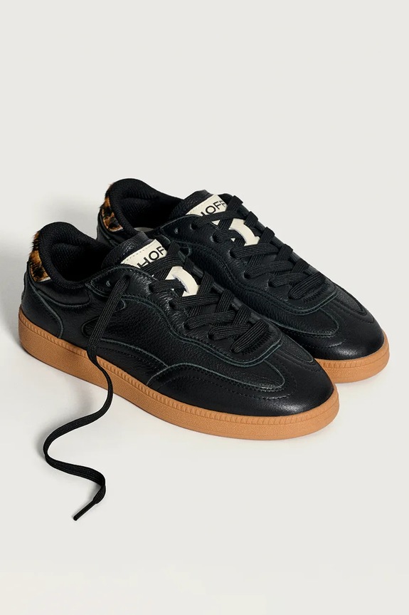 Hoff sneakersy skórzane ALLEY BLACK WOMAN 22562002 czarny SS26
